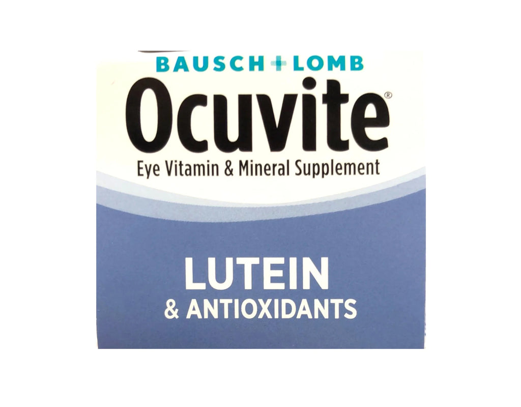 Bausch + Lomb Ocuvite Vitamin & Mineral Supplement Tablets with Lutein, 120 Count (Pack of 2) H25585