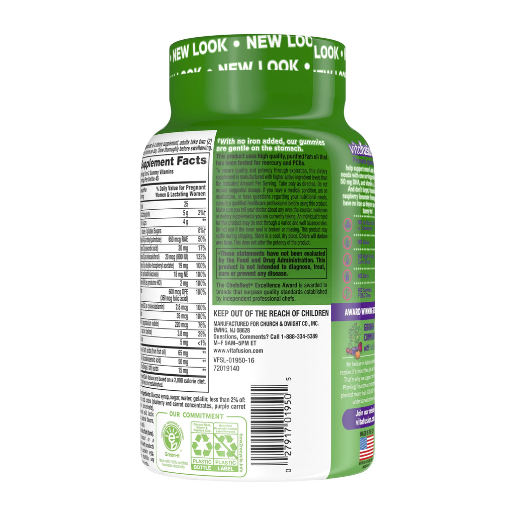 Vitafusion Prenatal Gummy Chews, 90 Count (Pack of 3) K843