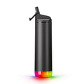 Hidrate Spark PRO Smart Water Bottle – Insulated Stainless Steel – Tracks Water Intake with Bluetooth, LED Glow Reminder When You Need to Drink – Straw Lid, 21 oz