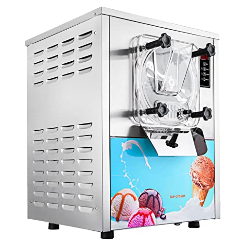 VEVOR Commercial Ice Cream Machine, 20-25L/H, 2400W, 1-Flavor Hard Serve Maker T292956