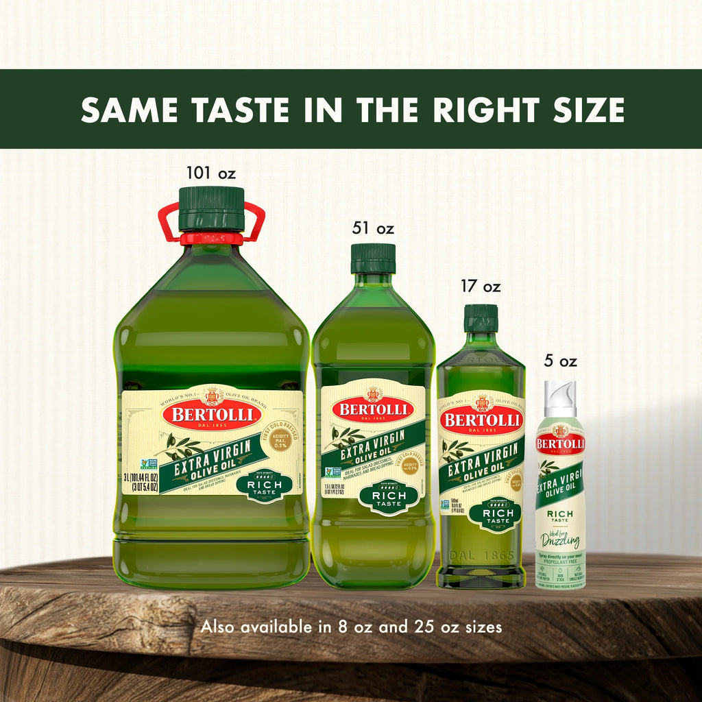 Bertolli Extra Virgin Olive Oil, Rich Taste, 50.7 fl oz M787
