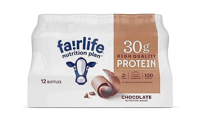 Nutrition Plan High Protein Chocolate Shake 11.5 fl oz, 12 Pack B70863