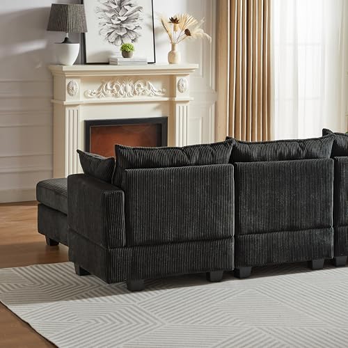 FANYE L/U-Shaped Modular Storage Sectional Sofa with 2 Pillows S72583