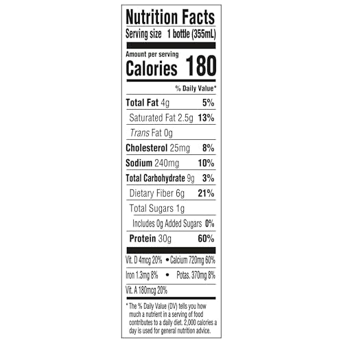 Oikos Protein Shake Salted Caramel 30g Ready to Drink 12 fl oz 12 Count L3074