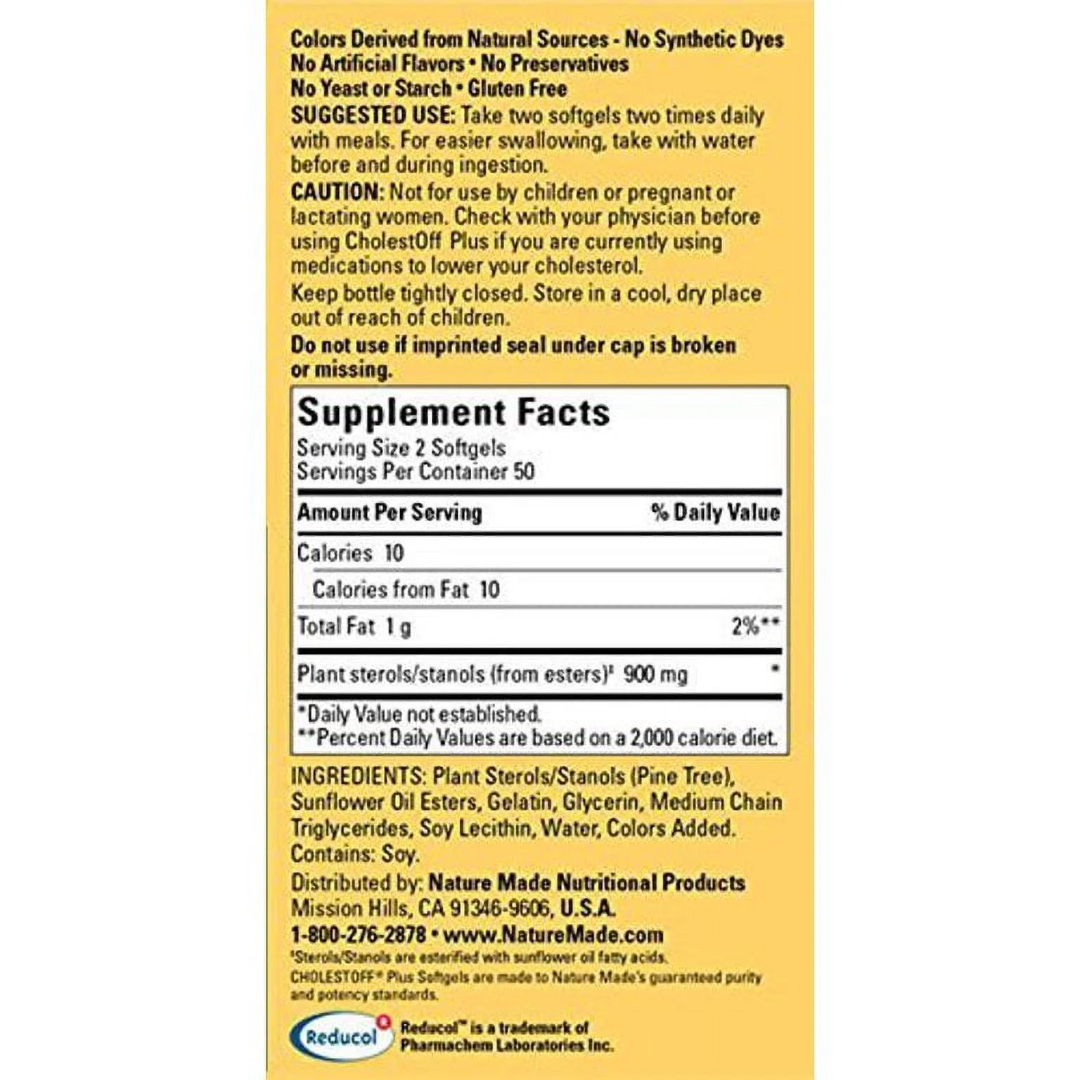 Nature Made CholestOff Plus Softgels, 100 Count U28713