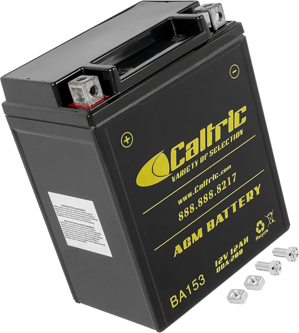 Caltric AGM Battery for Polaris Sportsman 500 4x4 6x6 2005-2006 F11201