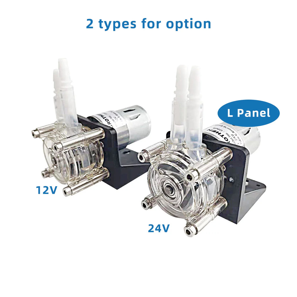 GROTHEN DC 12V Peristaltic Dosing Pump with Silicone Tubing for Aquarium Lab V944