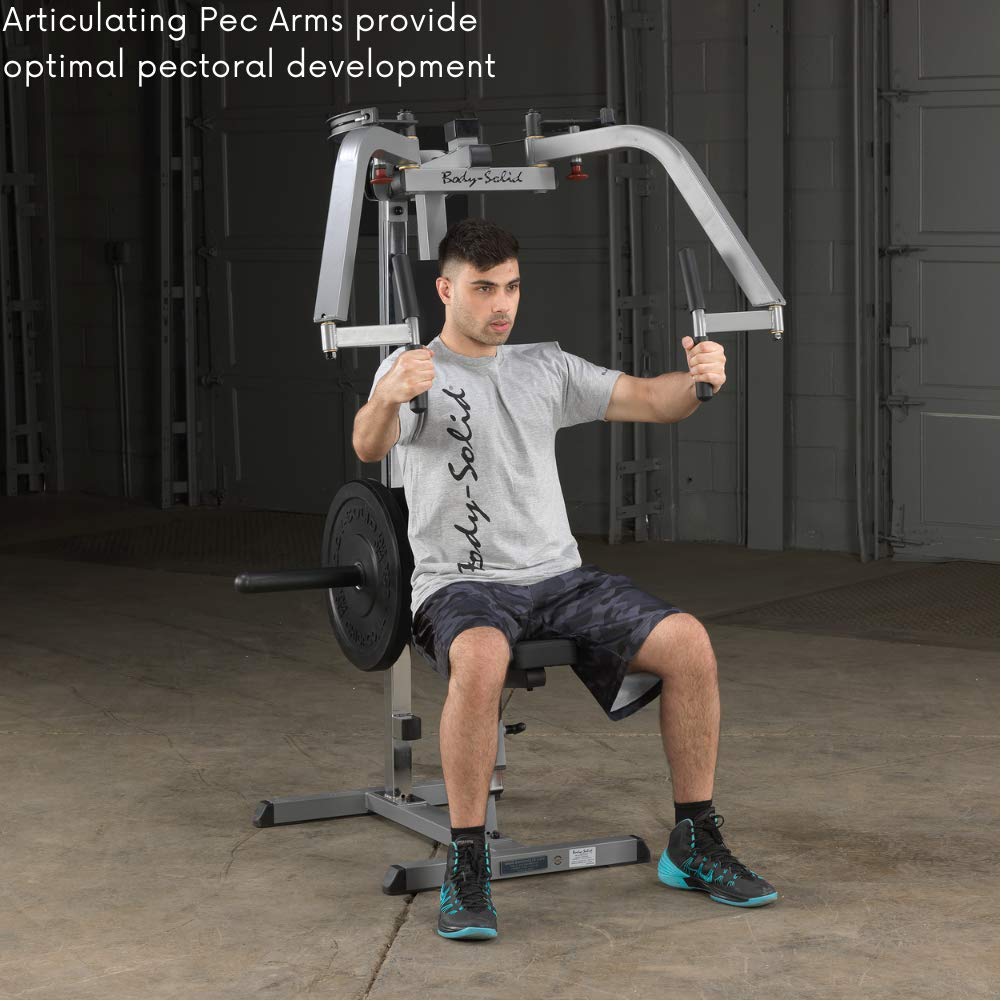 Body-Solid GPM65B Dual Function PEC Machine Plate Loaded W988