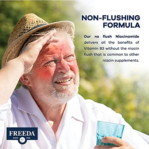 Freeda Niacinamide Vitamin B3 250 mg, 500 Capsules Z671