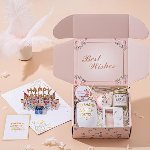 Happy Bath Set Relaxing Spa Gift Baskets for Women R187219