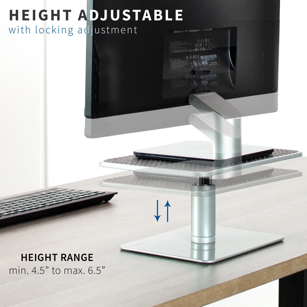 Adjustable Ergonomic Monitor and Laptop Riser Stand D982427