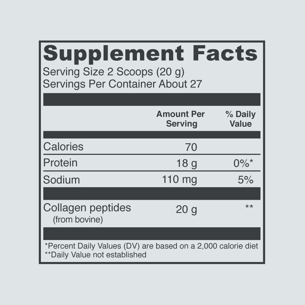 Vital Proteins Unflavored Collagen Peptides 20 oz K76314