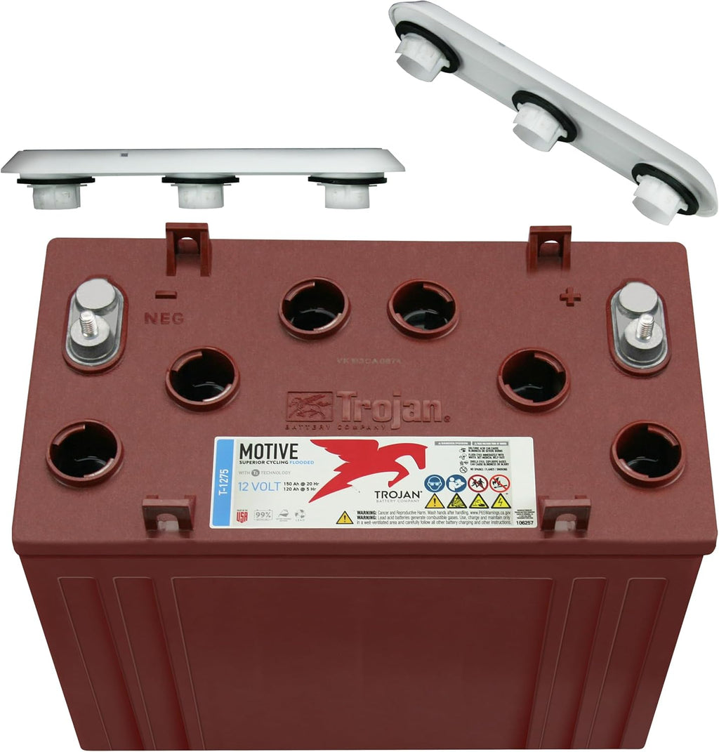 Trojan T-1275 12V 150Ah Deep Cycle Battery x2 F132