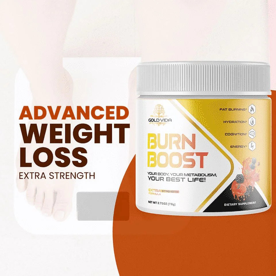 Gold Vida Burn Boost Powder Dietary Supplement for Weight Loss W946858