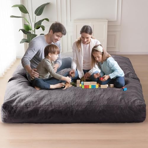 MAXYOYO Giant Bean Bag Chair Bed for Adults, Convertible Floor Sofa G466