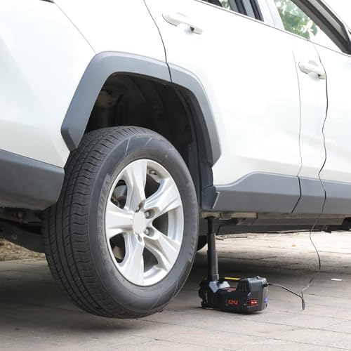 12V 5 Ton Electric Car Jack with Integrated Tire Pump for SUV Truck Sedan X6558