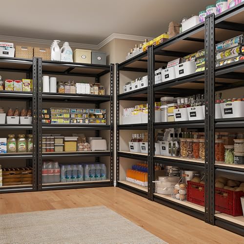 REIBII Storage Shelves 6 Tier Heavy Duty Metal Shelving, Adjustable, 2250LBS A7728