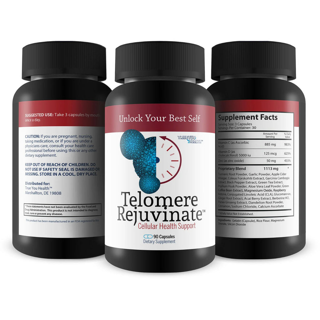 Telomere Rejuvinate Telomere Support Supplement 90 Capsules C68617