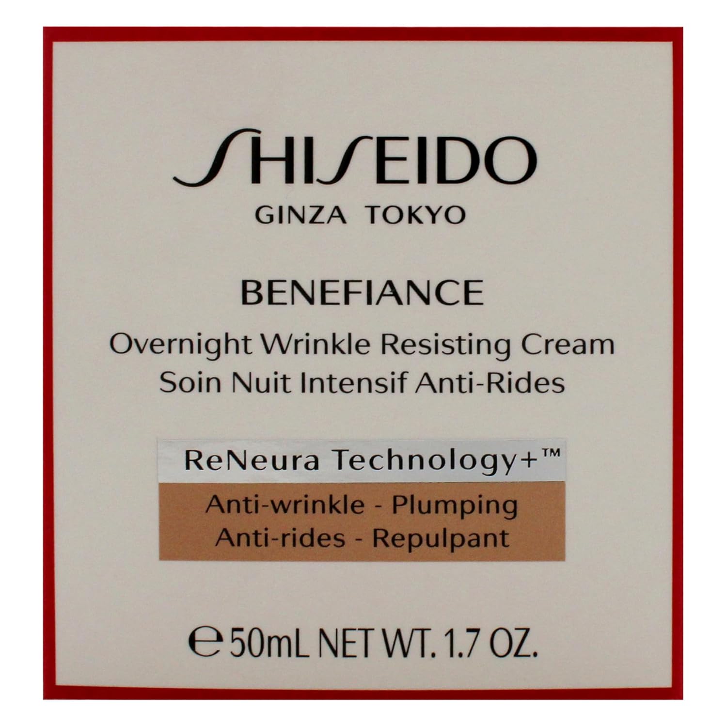 Benefiance Overnight Wrinkle Resisting Cream 1.7 Fl Oz N80747