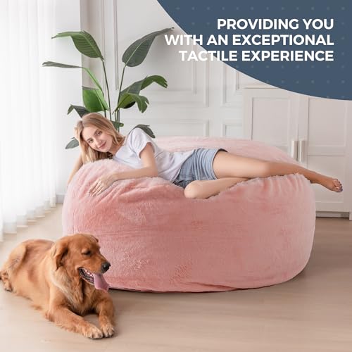 MAXYOYO Giant Bean Bag Chair Bed for Adults, Convertible Floor Sofa G466
