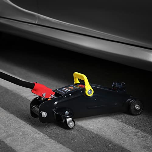 M-AUTO Hydraulic Trolley Jack 2 Ton with Carrying Storage Case, Red F471970