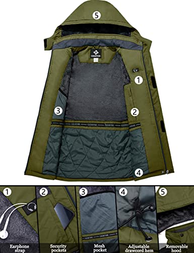 GEMYSE Men's Mountain Waterproof Ski Snow Jacket V61603