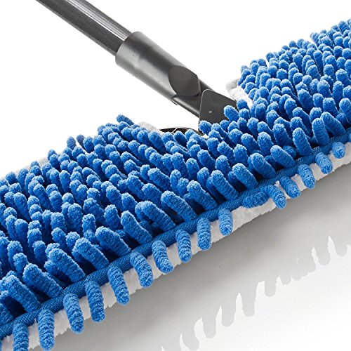 O-Cedar Hardwood Floor 'N More Microfiber Flip Mop, Blue L402918