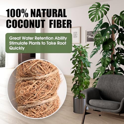 2 Pack Moss Pole, 63 Inch Bendable for Monstera Climbing Plants X1295