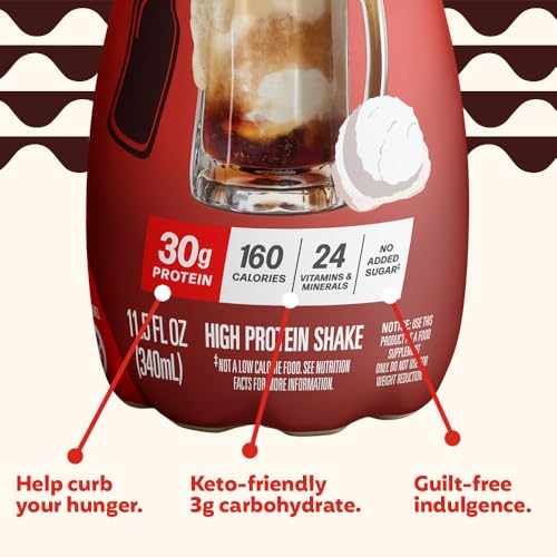 Premier Protein Shake Café Latte, 30g Protein, 11.5 fl oz, 12 Pack B4466