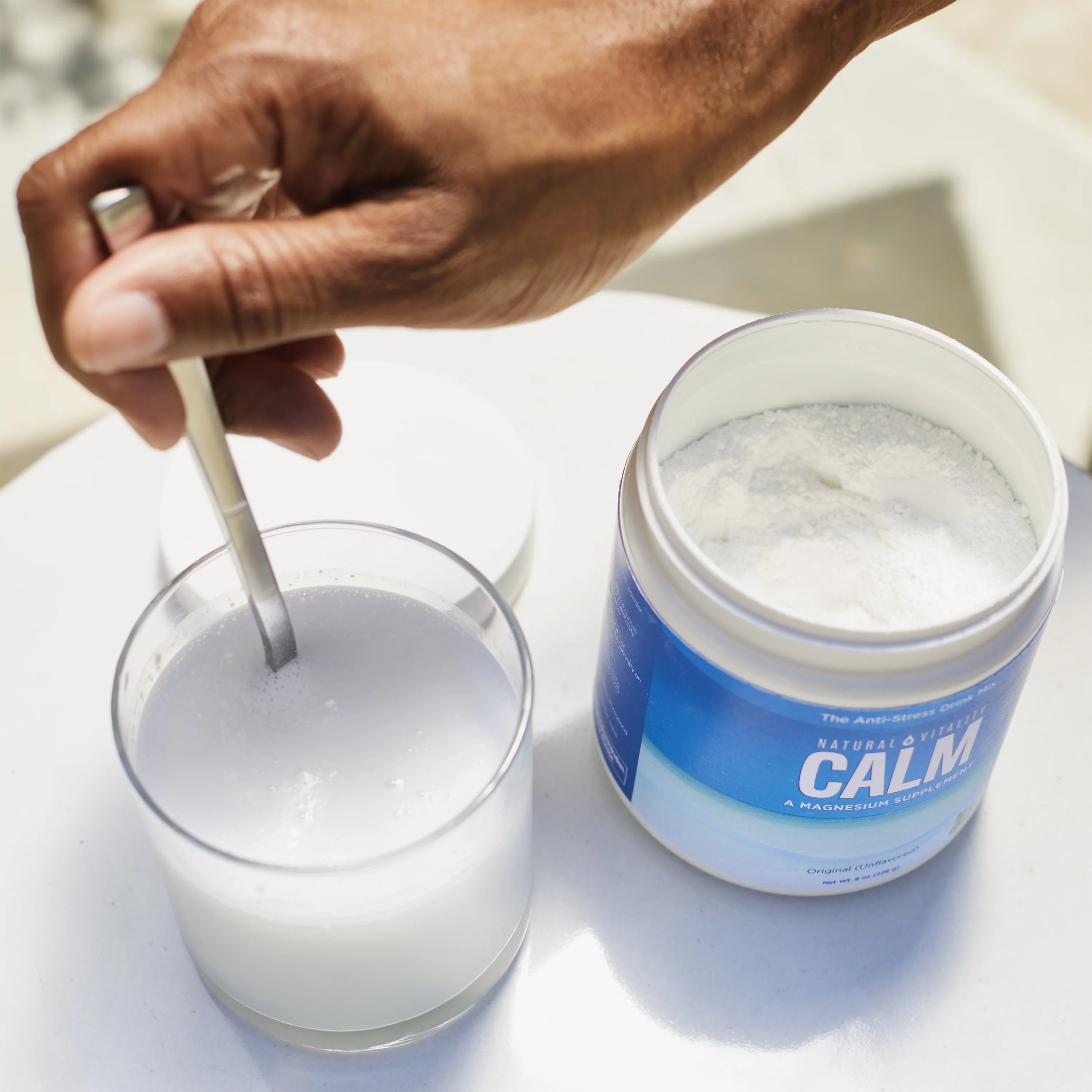 Natural Vitality CALM Magnesium Powder Supplement, Cherry, 16 oz F717