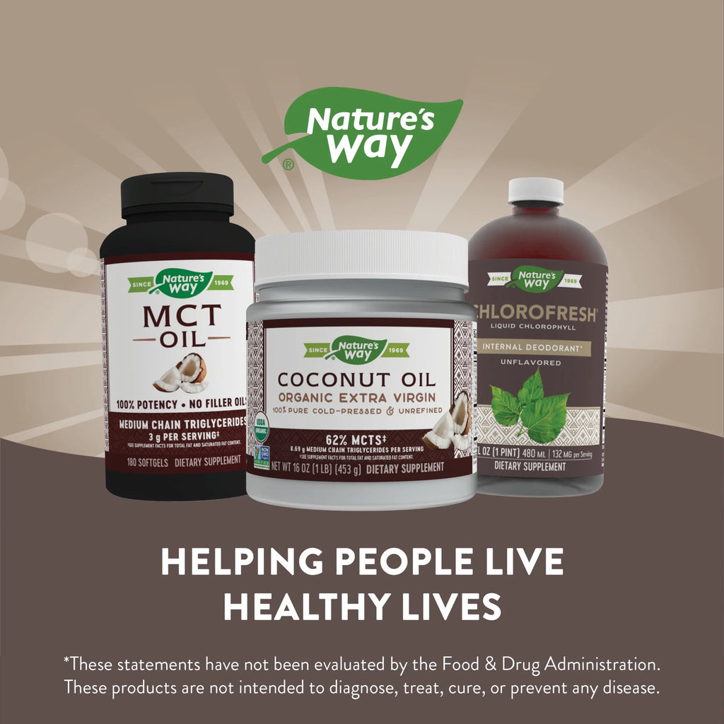 Nature's Way Organic Extra Virgin Coconut Oil, Cold-Pressed, 16 Fl Oz X845106