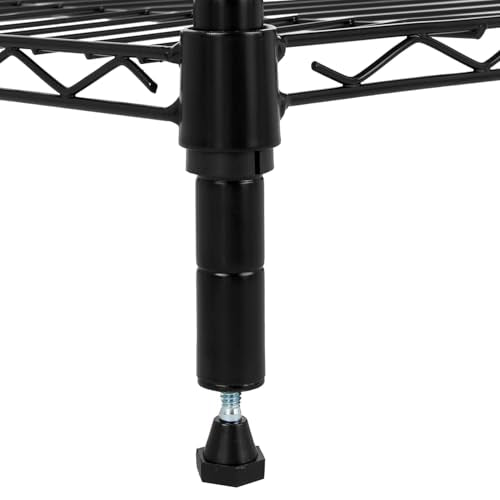 Amazon Basics 5-Shelf Adjustable Steel Wire Rack Storage Shelving, Chrome H984310