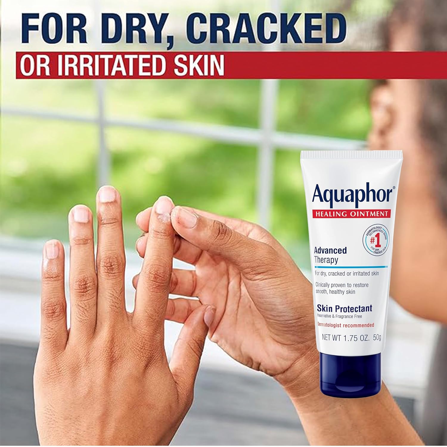 Aquaphor Skin Care Set, Healing Ointment & Lip Repair Balm V8252