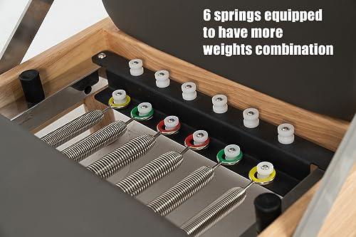 Wood Foldable Pilates Reformer Machine for Home Workout D1494
