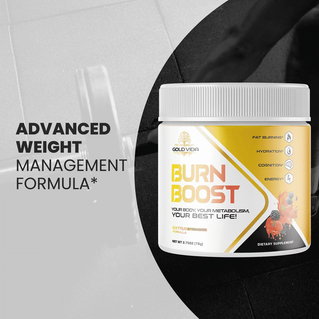 Gold Vida Burn Boost Powder Dietary Supplement for Weight Loss W946858