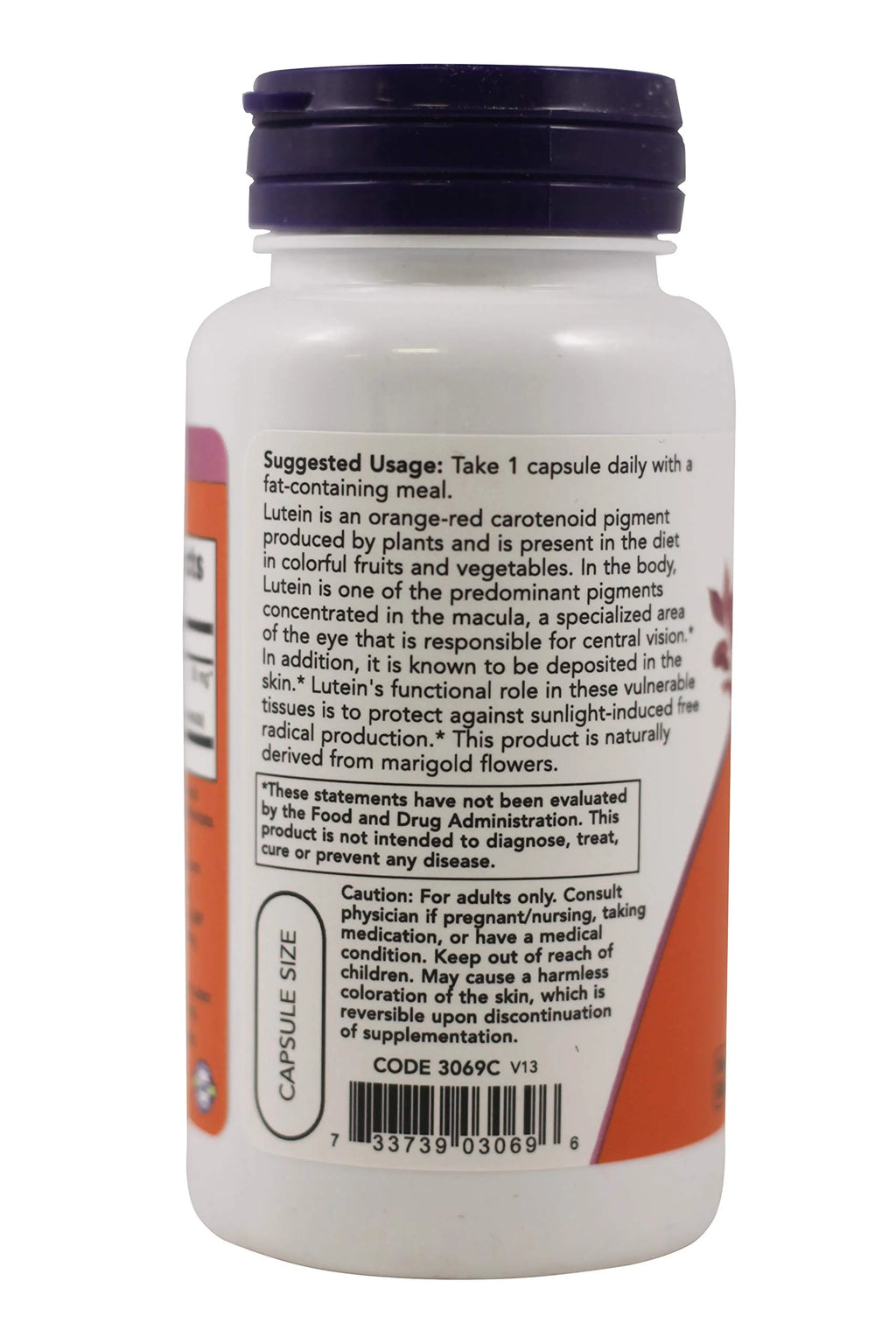 Now Foods Double Strength Lutein 20 mg, 90 Vegetable Capsules G9111
