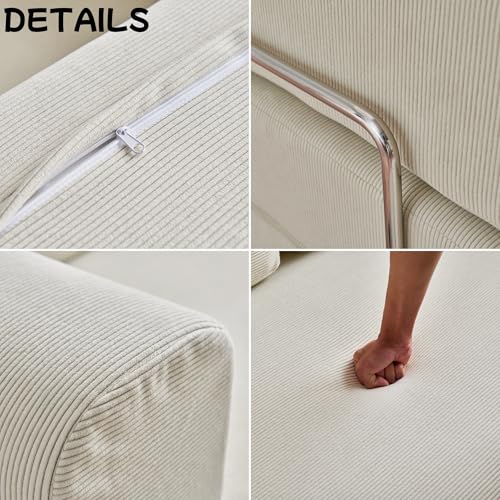Convertible Floor Sofa Bed with Pillow Back and Armrest, Chenille, Dark Gray N4509