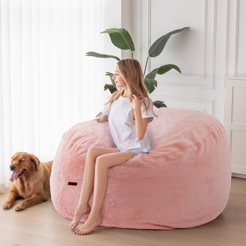 MAXYOYO Giant Bean Bag Chair Bed for Adults, Convertible Floor Sofa G466