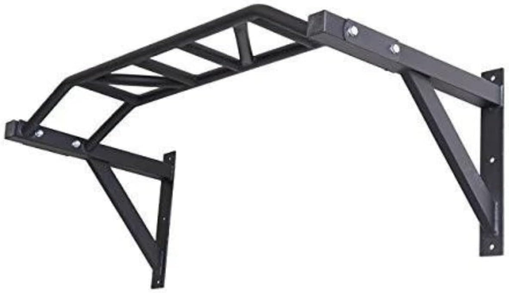 Gronk Fitness Wall Mounted Pull Up Bar | Chin Up Bar | Multi Grip Pull Up Station | Perfect for Commercial and Garage Gym