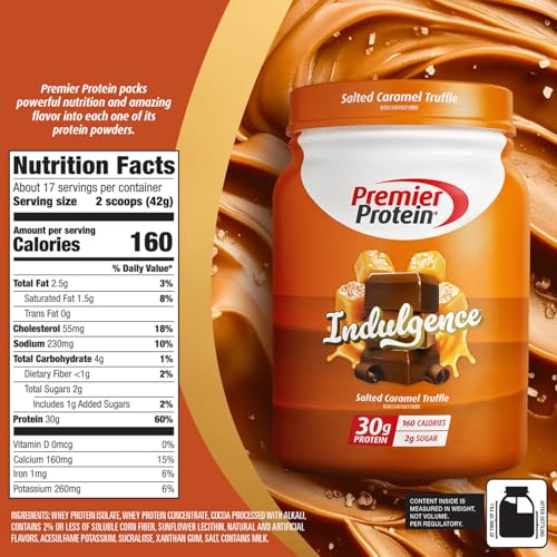 Premier Protein Powder, Vanilla Milkshake, 30g Protein, 17 Servings V9109