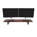 Monitor Stand for Desk - Dark Bamboo Wood Monitor Stand Riser - Computer Monitor Stand for Desk - Desk Monitor Stand - Desktop Monitor Stand - Monitor Riser for Desk - Computer Monitor Riser