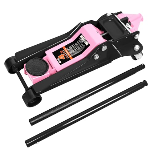 DNA MOTORING Floor Jack 3 Ton Low Profile Heavy Duty Hydraulic Car Jack, Black T11604