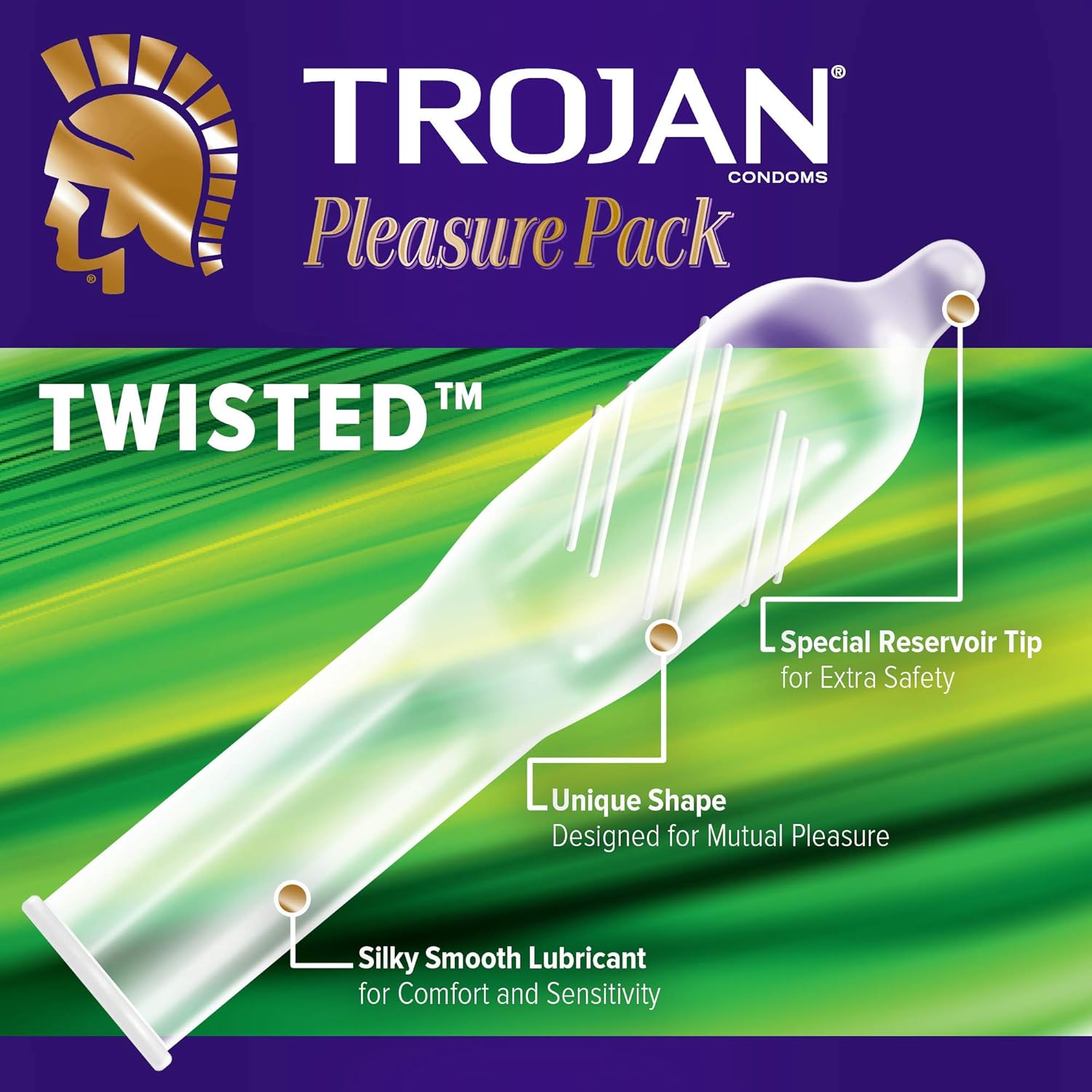 TROJAN Ultra Thin and Pleasure Variety Condoms Value Bundle E9377