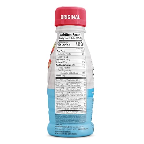 SlimFast Meal Replacement Shake, Creamy Milk Chocolate, 11 Fl Oz, 12 Count Q3335