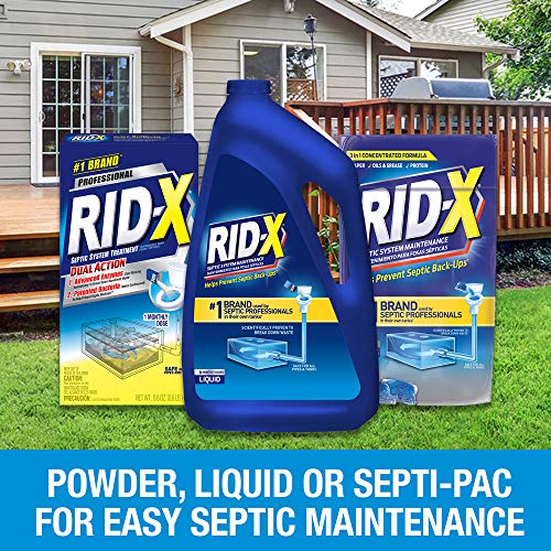 Rid-X Septic System Treatment Dual Action Septi-Pacs, 3-Month Supply S589