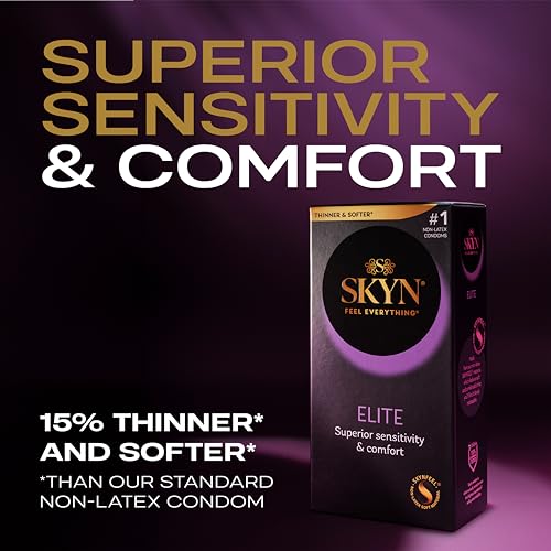 SKYN Elite Condoms, Ultra-Thin, Lubricated, Latex-Free, 36 Count V445
