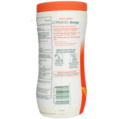 Citrucel Powder Orange Flavor Fiber Therapy, 30 Ounce (Pack of 3) O137