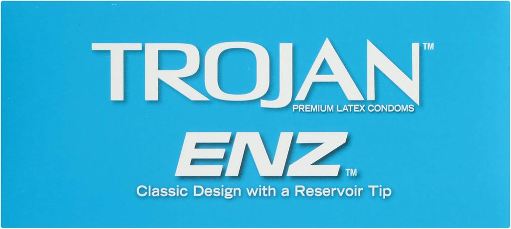 TROJAN ENZ Lubricated Condoms, Latex, 36 Count H473
