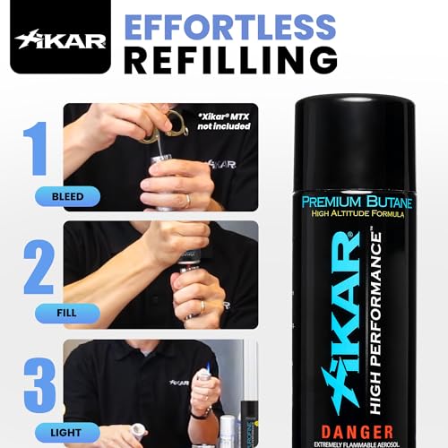XIKAR PUROFINE High Altitude Butane Fuel Refill - 8 Oz C5656