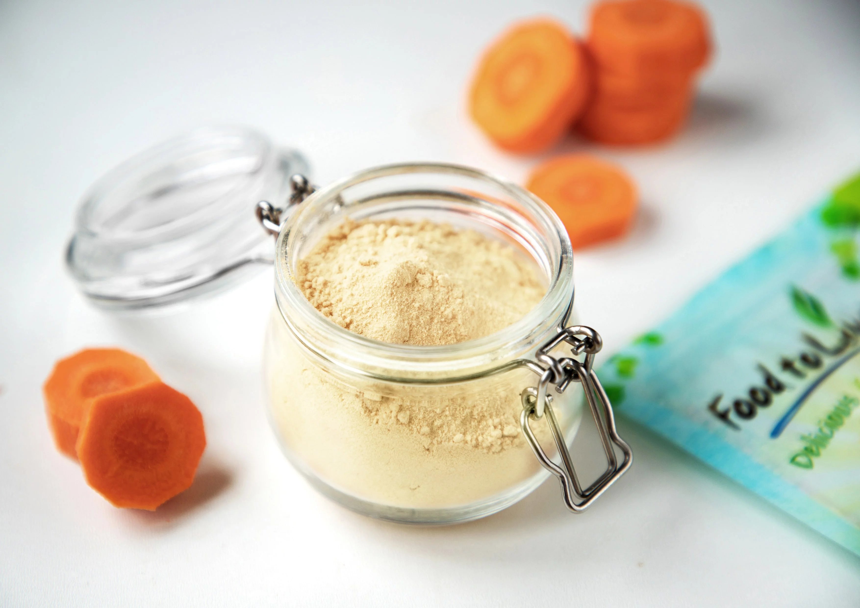 Organic Carrot Powder, 1.5 lbs, Non-GMO, Kosher, Vegan by Food to Live Q29189